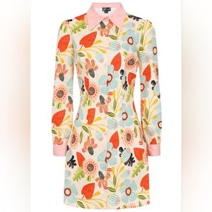 Annabell Songbird Floral Dress - Vintage Inspired